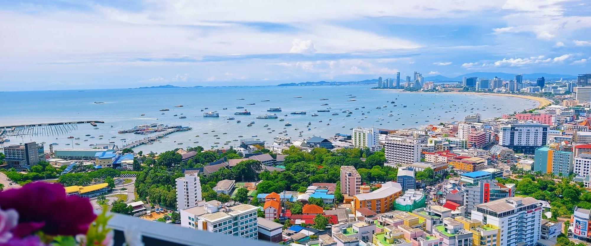 South Pattaya Condo Delux Sea View Near Walking Street Exteriör bild